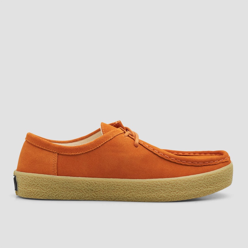 Last Resort AB VM006 Moc Suede Skate Shoes Sun Orange / Gum UK3