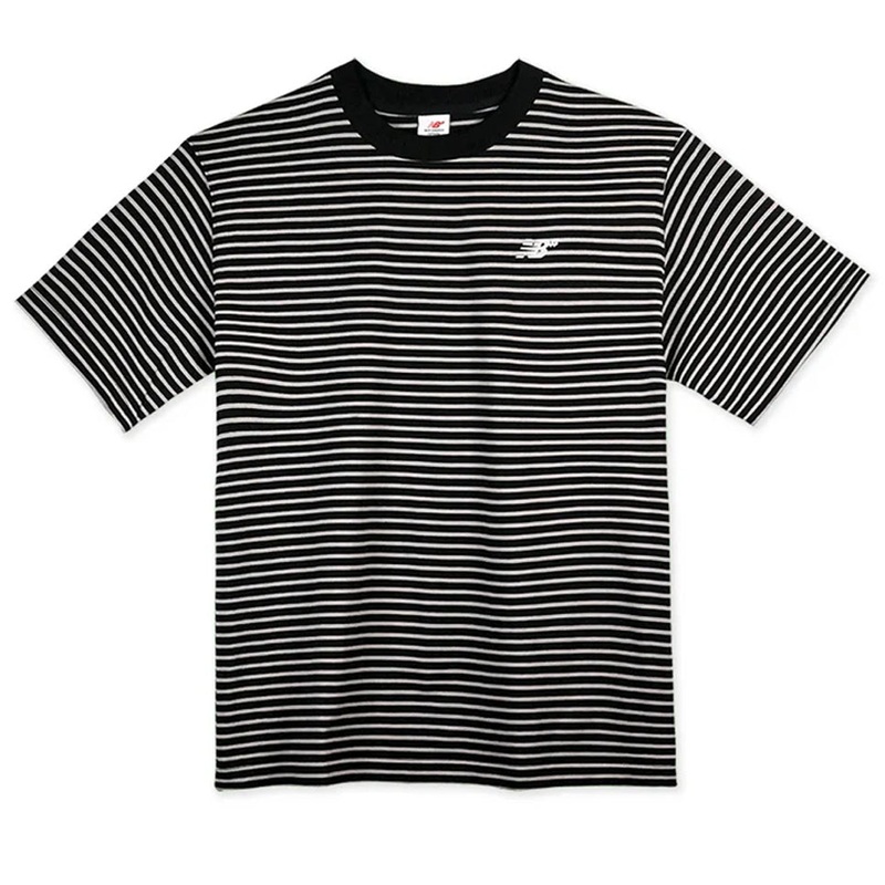 New Balance Numeric Thin Stripe T Shirt Black Small