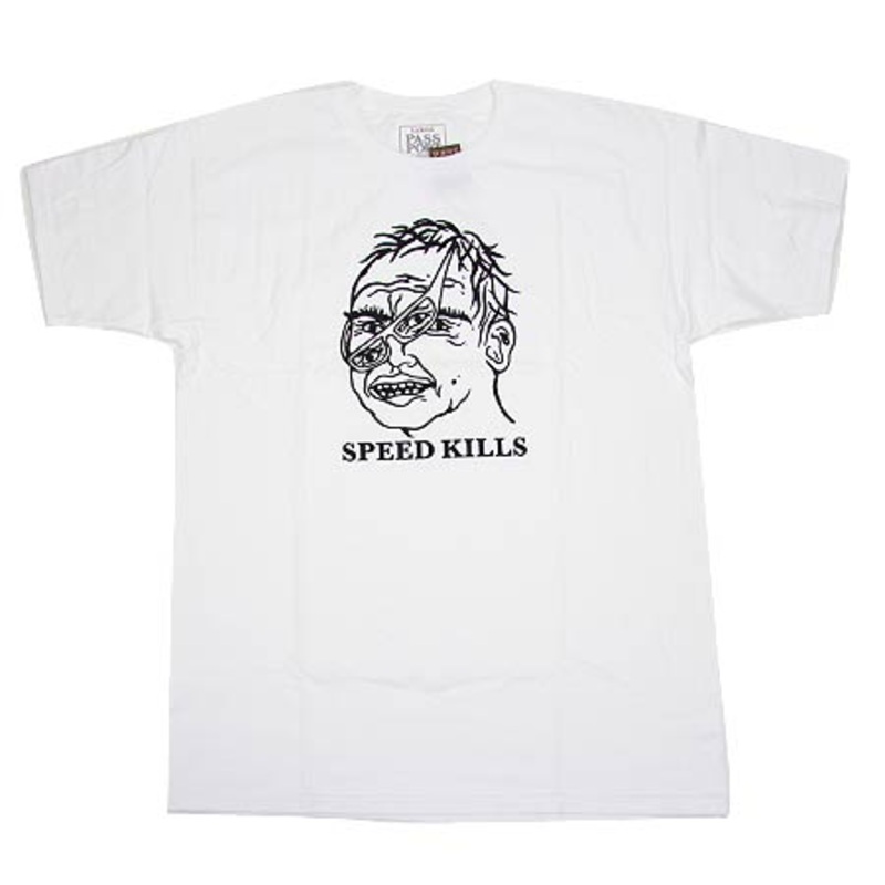 Pass Port Speed Kills T Shirt White Extra Large