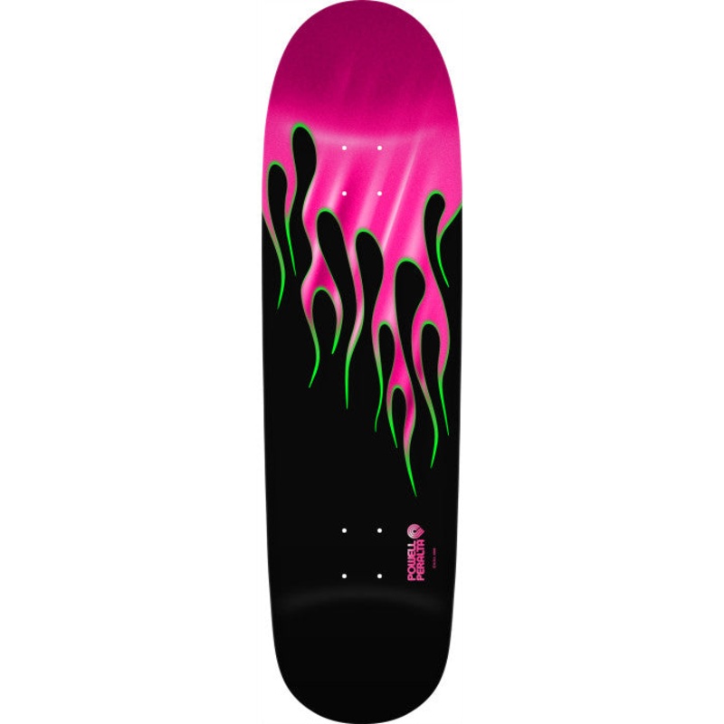 Powell Peralta Hot Rod Flames Pink/Black Skateboard Deck