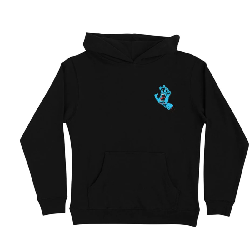 Santa Cruz Screaming Hand Hoodie Blue Youth Medium Youth Medium