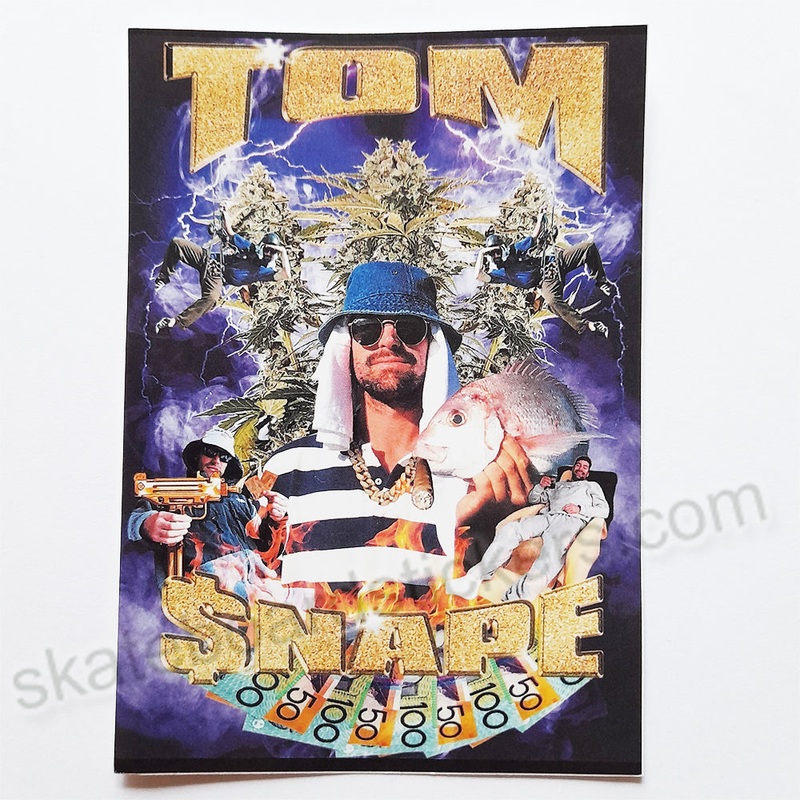 Sour Solution Skateboards Skateboard Sticker – Tom Snare