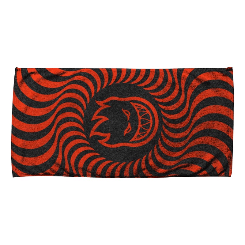 Spitfire Bighead Swirl II Towel Blk/Red