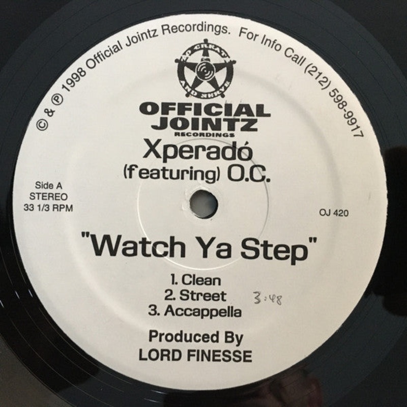 Xperad  Watch Ya Step / Animosity Vinyl LP Record *USED 1998 RELEASE*