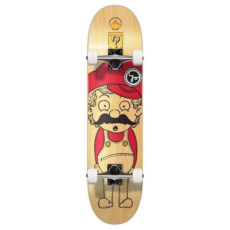 Yocaher Stache 7.75″ Skateboard – Retro Series Complete