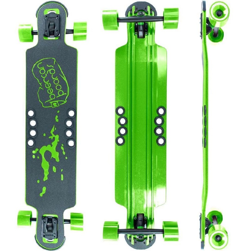Beercan Green 38″ Hoke Drop Through Longboard Complete