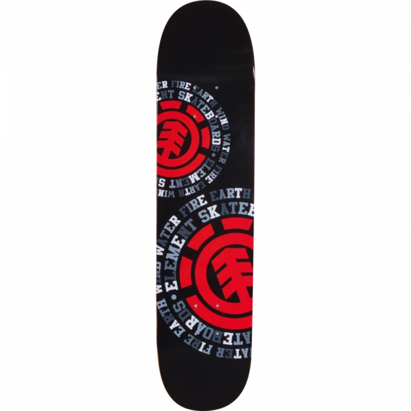Element Dispersion 7.5″ Black Skateboard Deck