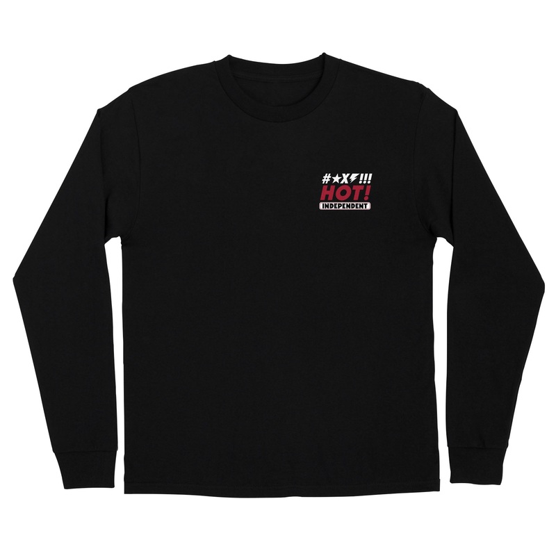 FN Hot Bar Stack Independent Mens L/S T-Shirt Black S