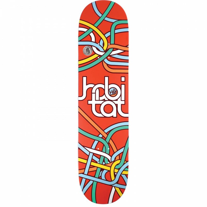 Habitat Circuitry 8.0″ Red Skateboard Deck