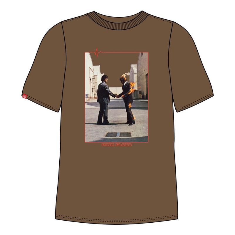 HABITAT x PINK FLOYD WISH YOU WERE HERE T-SHIRT Small Washed Brown