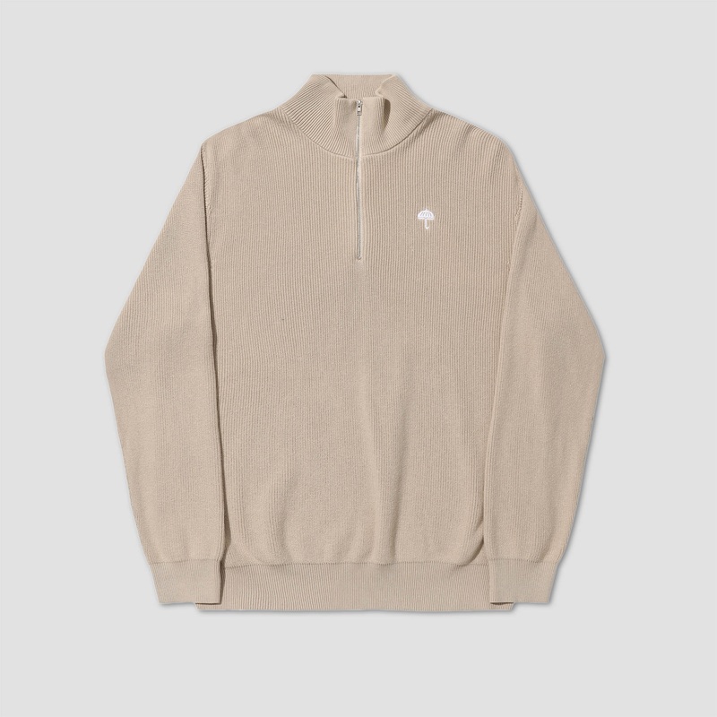 Helas Diploma Quarter Zip Beige X-Small