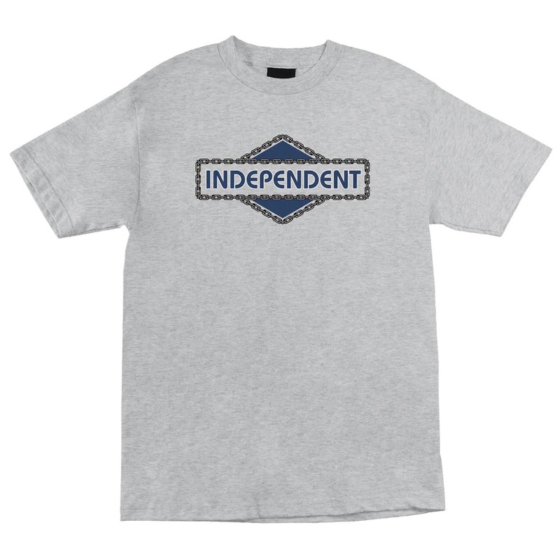 Independent Chain Breaker T Shirt Gray Medium
