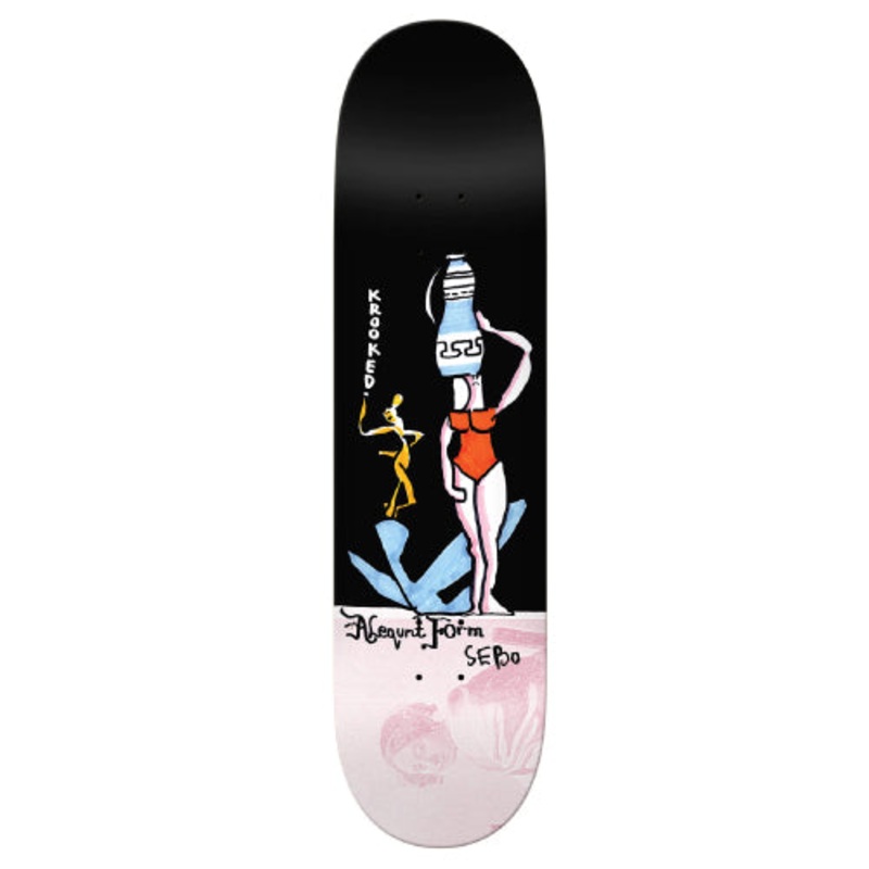 Krooked Sebo Walker Vase Skateboard Deck 8.06″ 8.06″