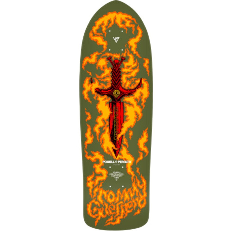 LIMITED Powell Peralta Bones Brigade Series 13 TOMMY GUERRERO Dagger Green Deck 9.75″