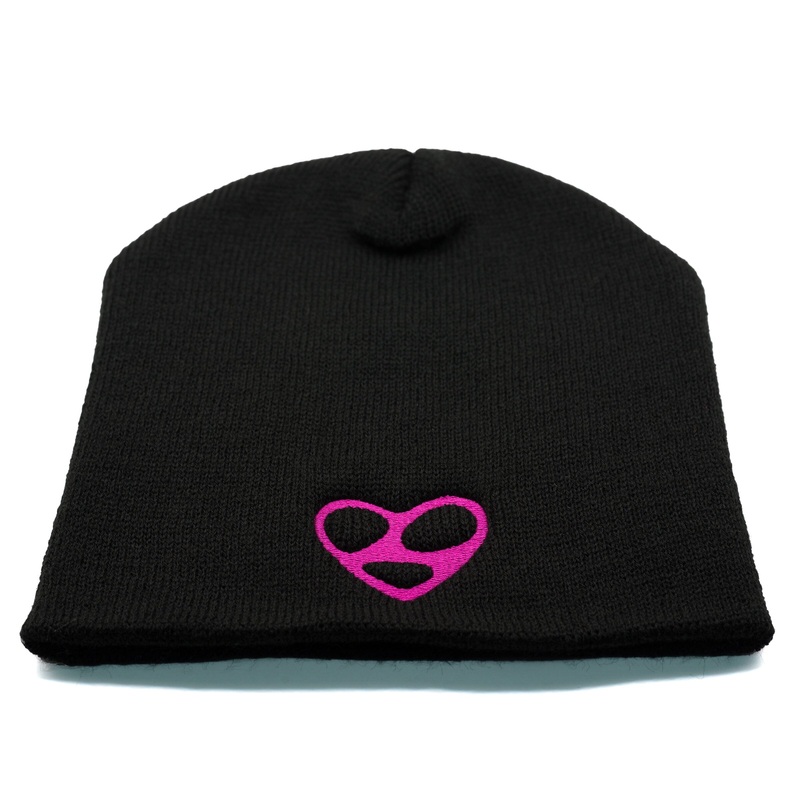 Limosine Limo Heart Beanie Black/Pink