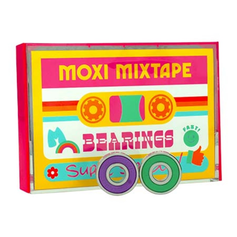 Moxi Skates Moxi Mixtape Bearings Purple/ Green 8mm