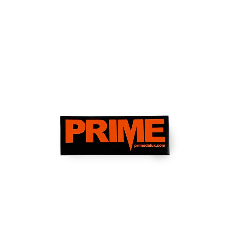 Prime Delux OG Sticker M – Neon Orange / Black