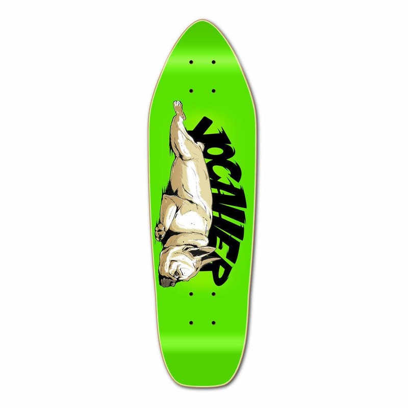 Punked Lazy French Bulldog 27″ Mini Cruiser Deck Deck