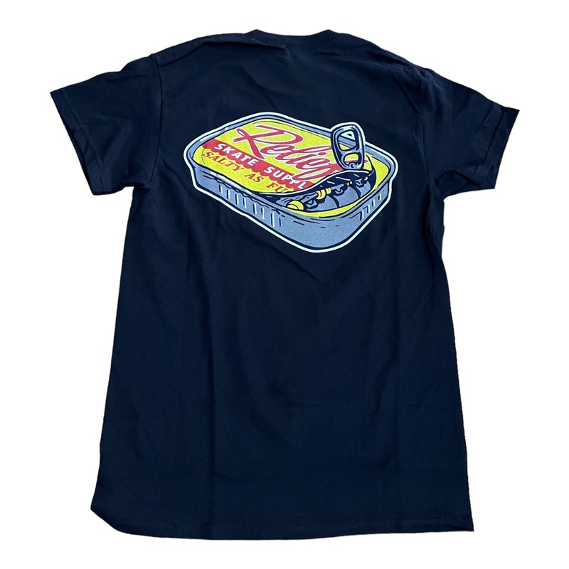Relief Sardine Can T Shirt Black S Black