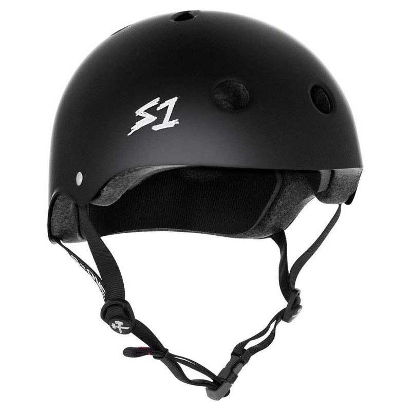 S-One S1 Mega Lifer Skateboard Helmet Solid Colors Small Black Matte