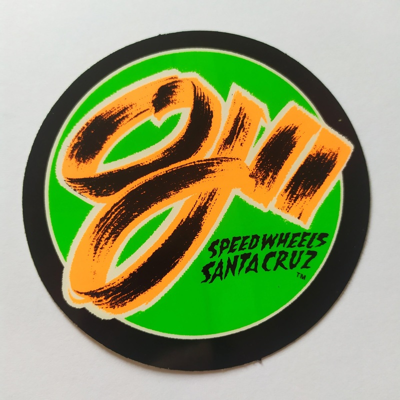 Santa Cruz OJII Speed Wheels Old Skateboard Sticker