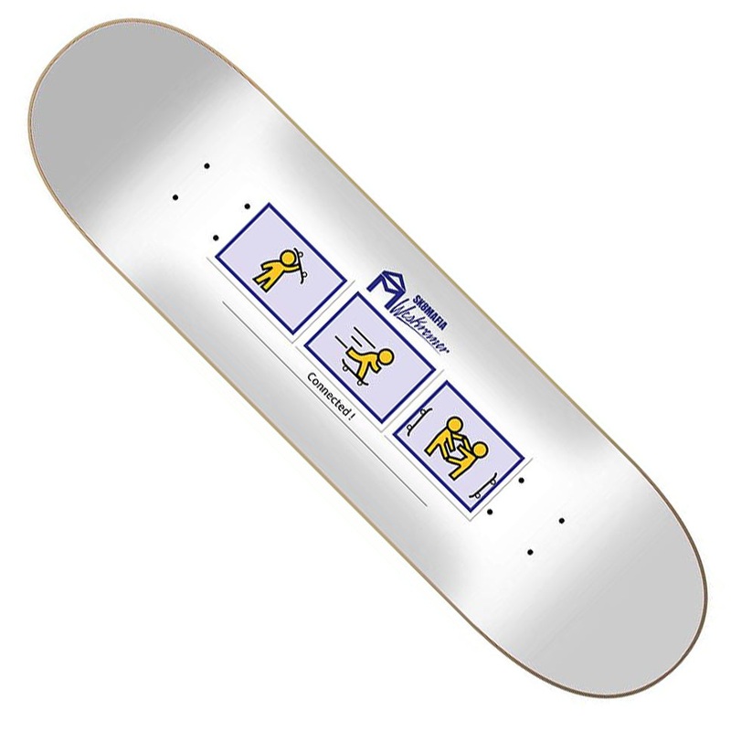 Sk8Mafia Wes Kremer Stay Connected Deck White 8 x 32 WB:14.25