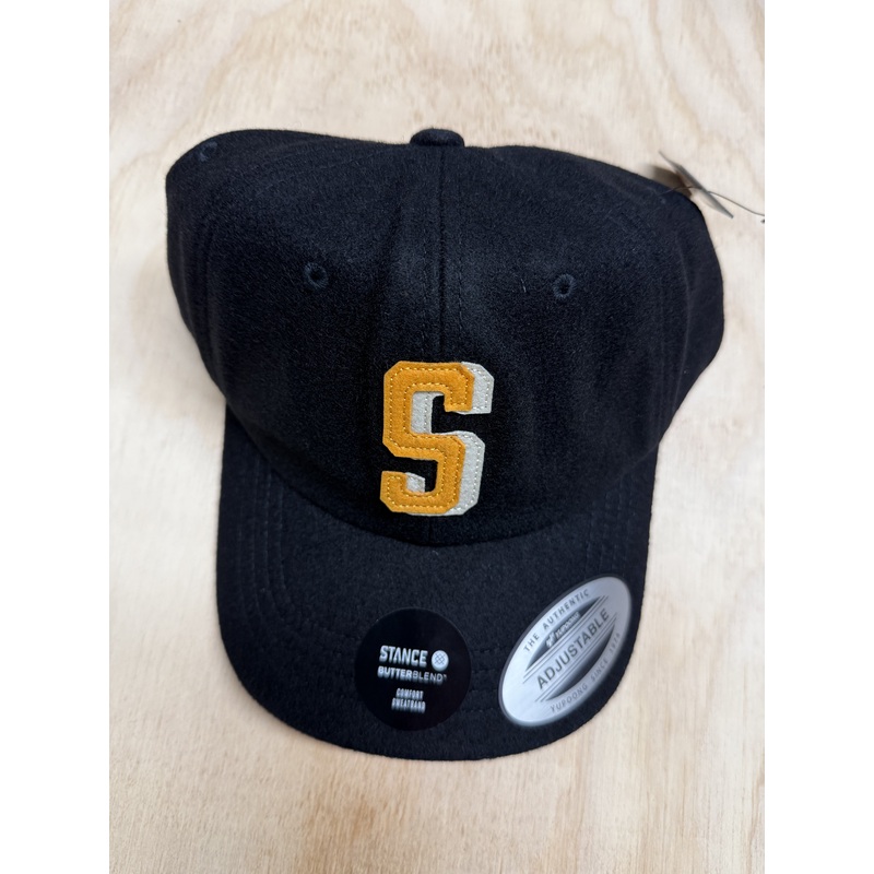 STANDARD ADJUSTABLE WOOL CAP – BLACK