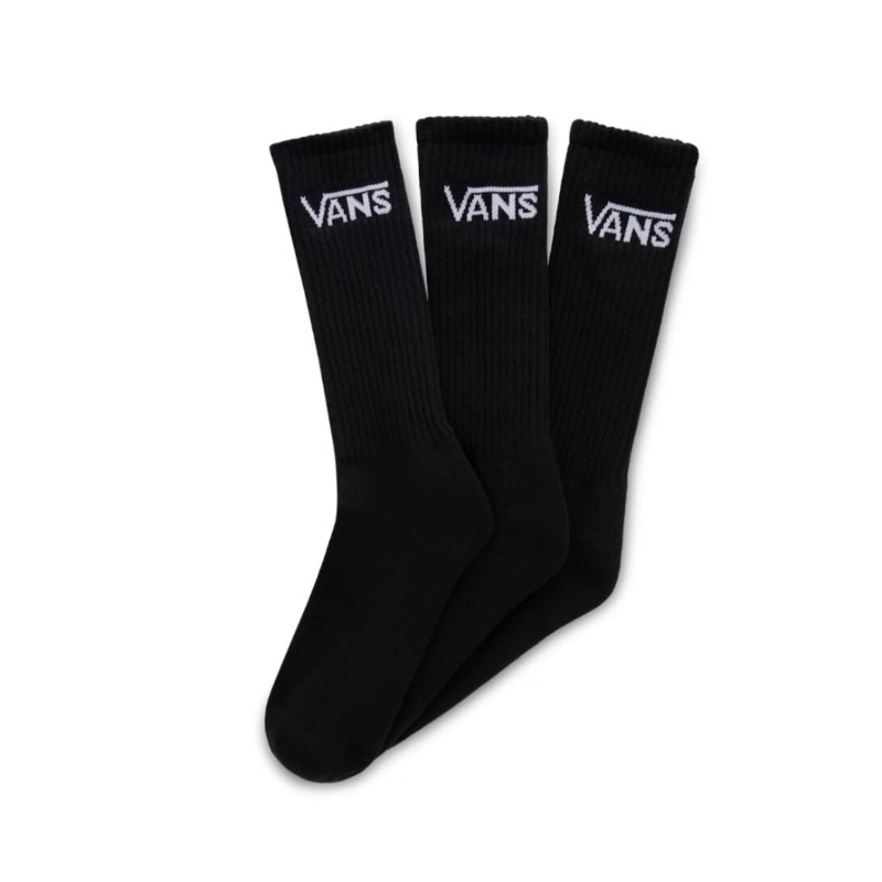 Vans Classic Crew Rox Socks Black (3 Pack) M