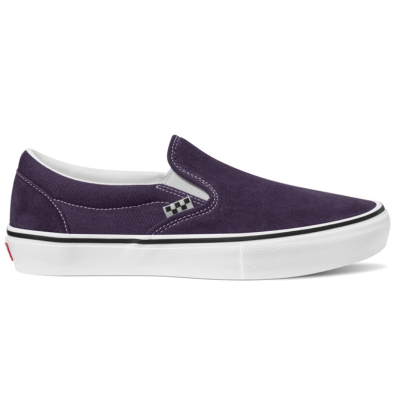 Vans Skate Slip-On Purple Shoes Purple/ Black 6