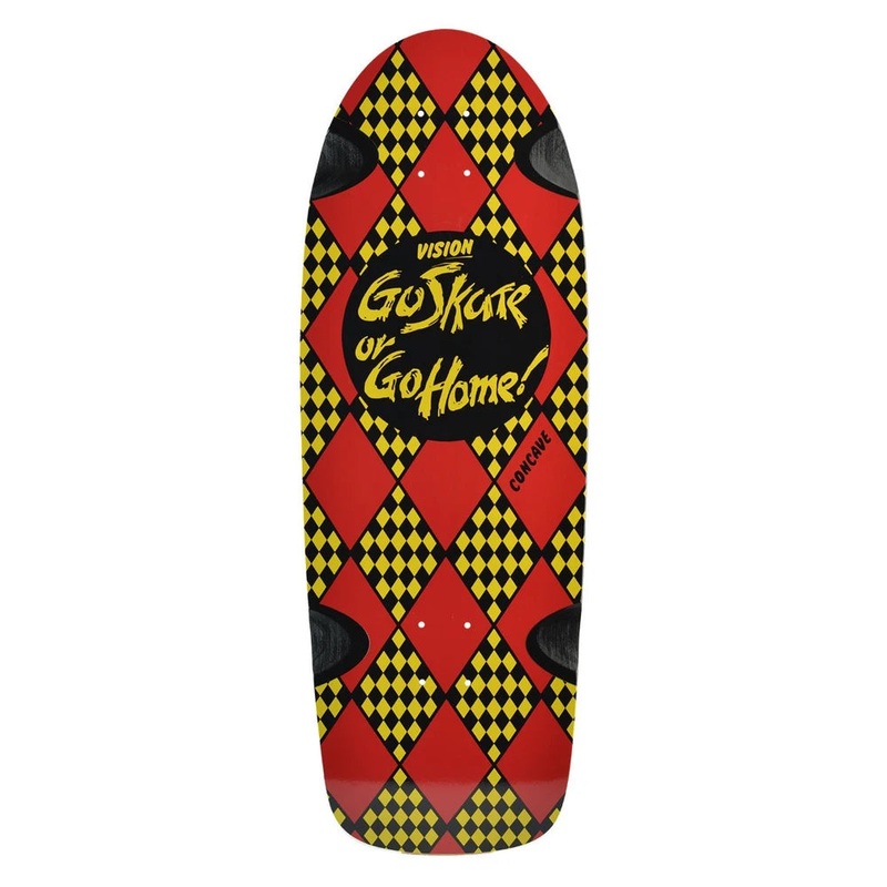 Vision Go Skate or Go Home 10.25″ Skateboard Deck 10.25″ Yellow