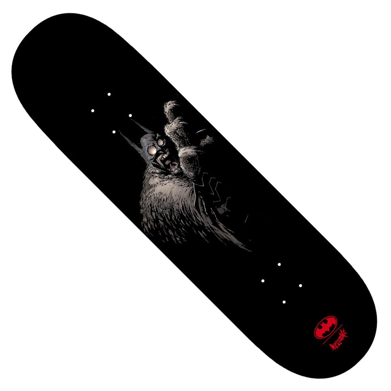 Welcome Skateboards Batman Bat Monster Deck Dipped Black 8.75 x 32.6 WB:14.75