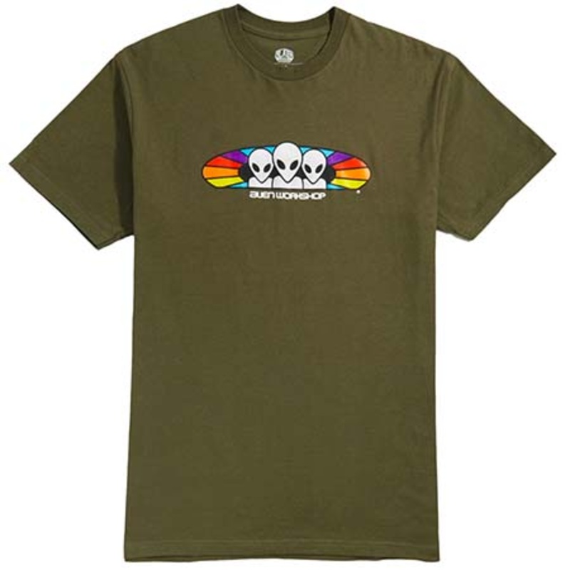 Alien Workshop Spectrum T Shirt Olive Small