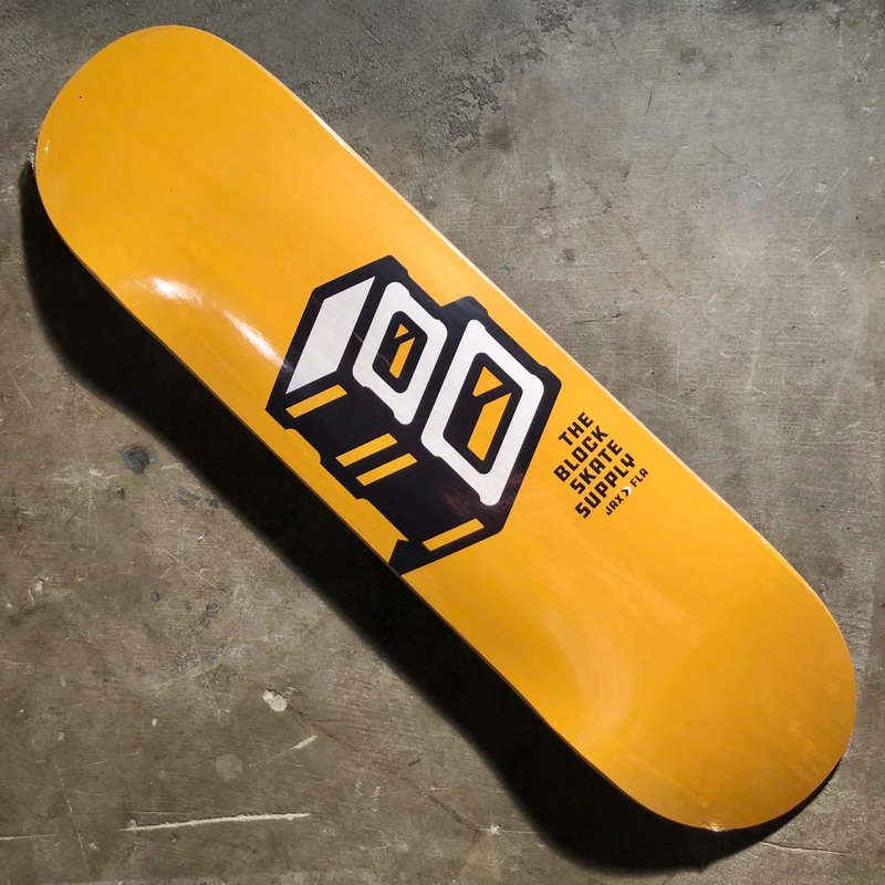 Block – Roots B Logo Deck – Yellow 7.25″ Micro