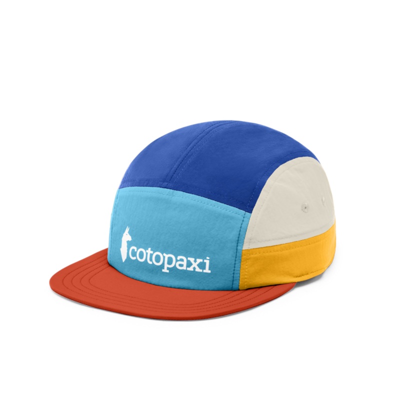 Cotopaxi Tech 5-Panel Hat – Kelp/Poolside Fatigue and Lemongrass