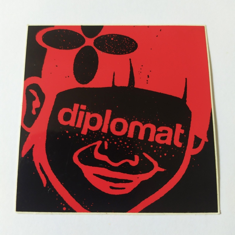 Diplomat Skateboard Sticker