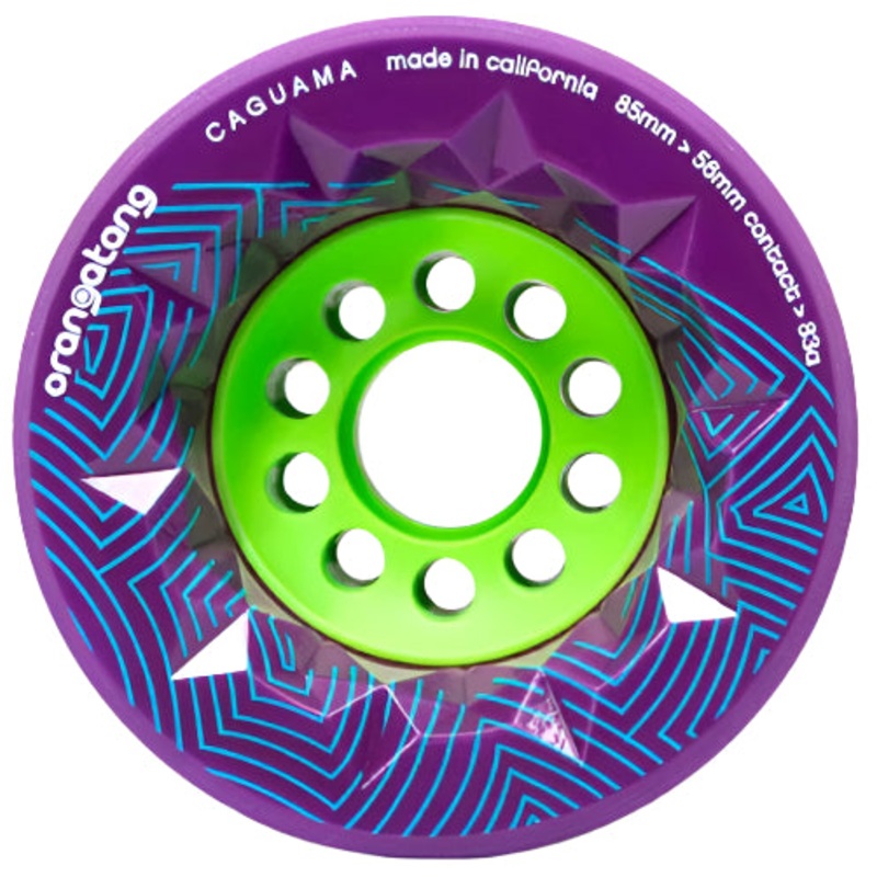 Orangatang Caguama Wheels Purple 85MM 83A 85mm