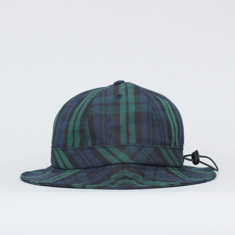 Pop Trading Bell Bucket Hat Nightwatch Plaid Small/Medium