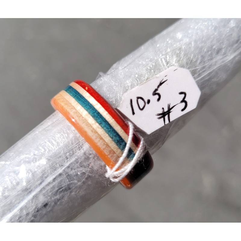 Recycled Bo-Tuff Skateboard Ring SIZE 10.5 (#3)