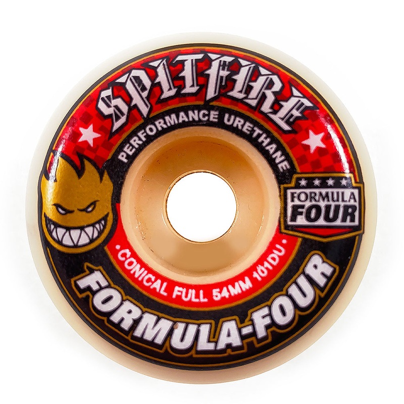 Spitfire – 54mm – 101DU Formula Four Wheels Conical Full – Natural