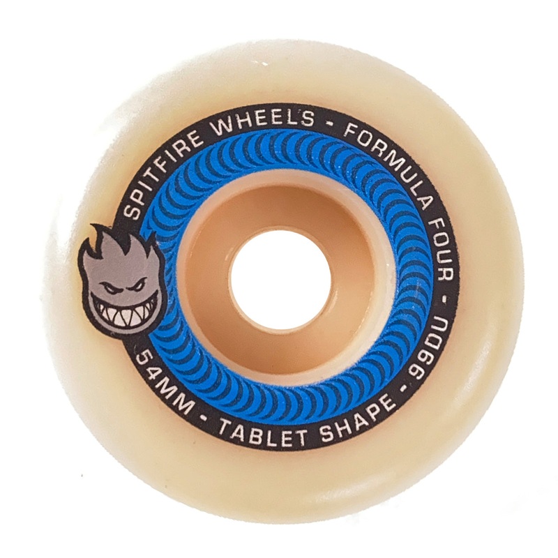 Spitfire – 54mm – Tablet Formula Four Wheels 99a – White