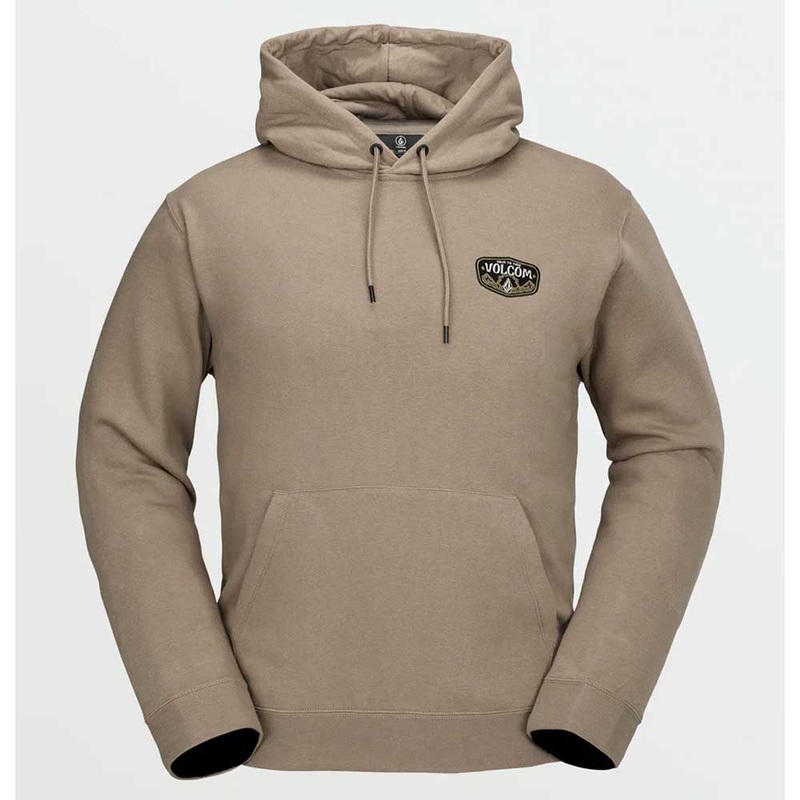 Volcom Men’s Essential Pullover Hoodie Medium Chestnut Brown