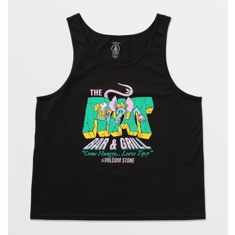 Volcom Rat Bar Tank Medium Black
