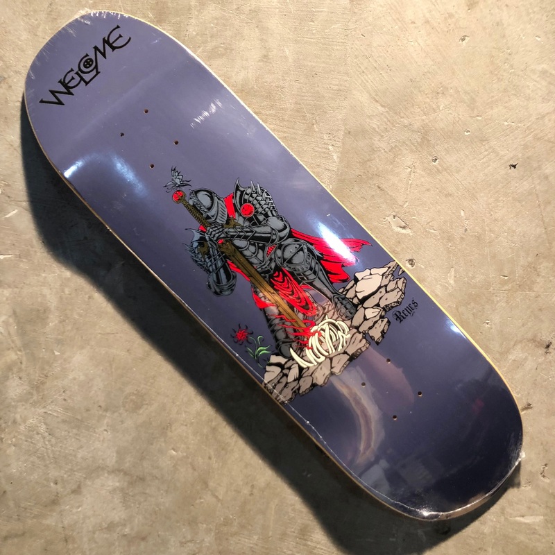 Welcome Skateboards – Ryan Reyes Paladin on Baculus Deck – 9.0″ Purple / Gold Foil