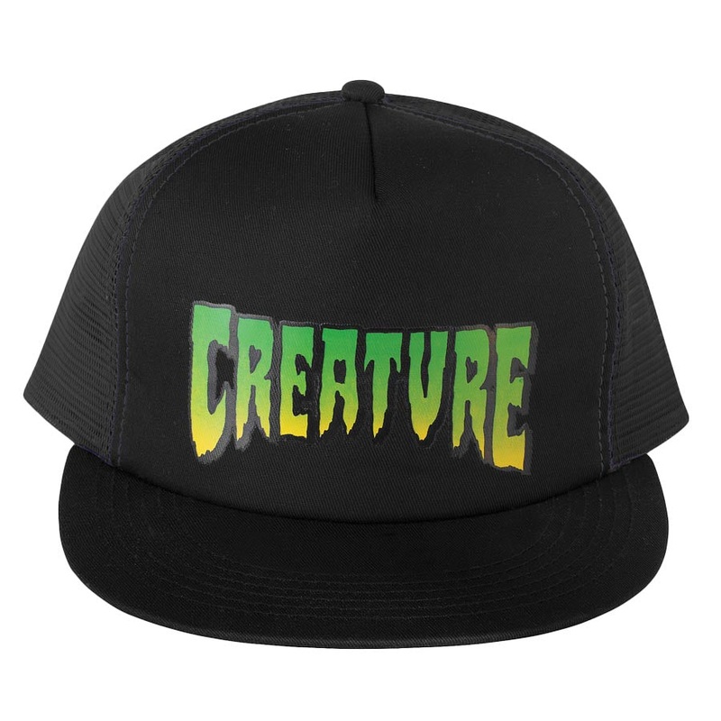 Creature Logo Trucker Hat Black OS