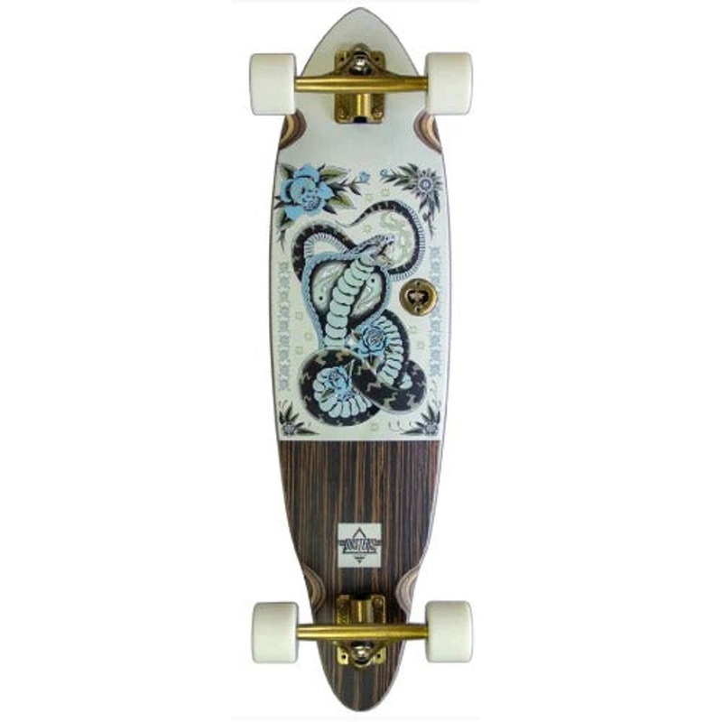 Dusters Serpent 33″ Pintail Ebony Longboard Complete