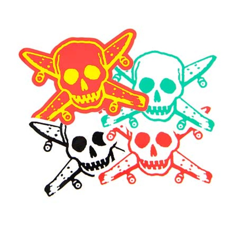 Fourstar Street Pirate Sticker Assorted 2 Small