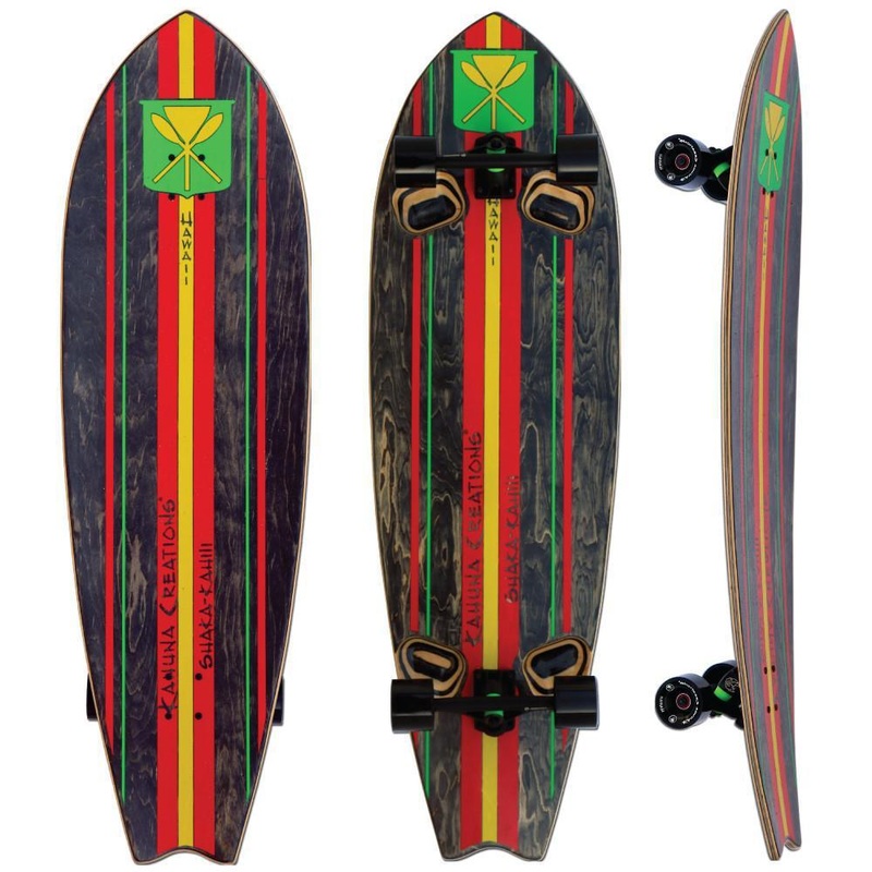 Kahuna Creations Shaka Kahili 46″ Longboard Complete