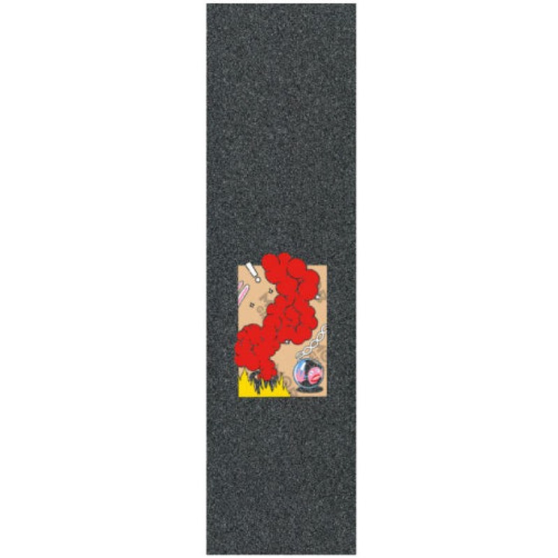 MOB X Krux Trucks Nora By Alexis Graphic Black with Clear Griptape 9″ x 33″