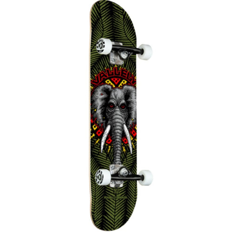 Powell Peralta Vallely Elephant Complete Skateboard Olive Green 8.25″ 8.25″