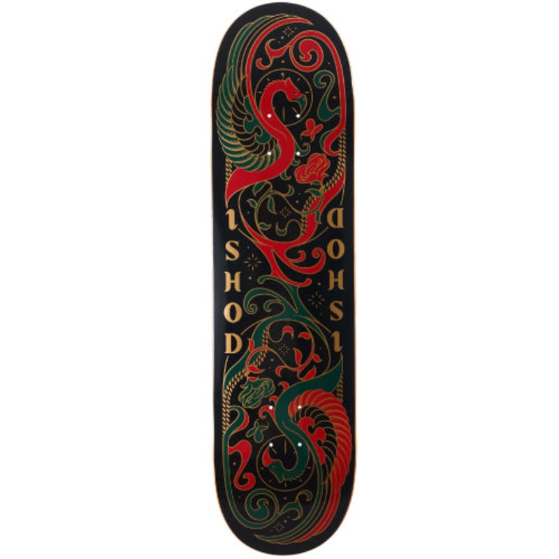 Real Ishod Illuminated Twin Tail Skateboard Deck 8.25″ 8.25″